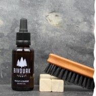Coffret pour barbu - Bio - Soin de la barbe : huile et brosse - Bivouak