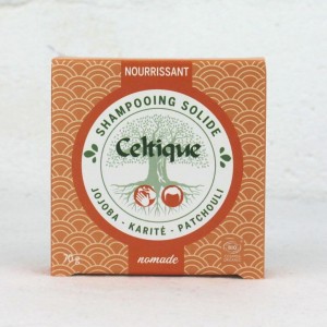 shampoing solide bio nourrissant pour cheveux secs - Emballage carton -Fabriqué en France - Drôme-