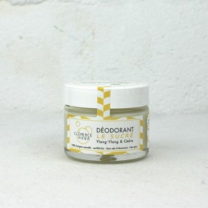 Déodorant 100% naturel crème  Le sucré Clémence et Vivien sans sel d'aluminium Zéro déchet