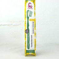 Lamazuna brosse à dents écologique medium tête rechargeable bioplastique écologique fabriquée en France