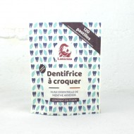 Dentifrice Bio à croquer - menthe arvensis et fluor - lamazuna - fabrication française