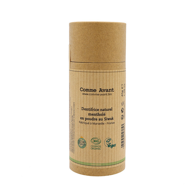 Dentifrice Naturel en Poudre de Siwak Mentholé 100% Naturel - Comme Avant