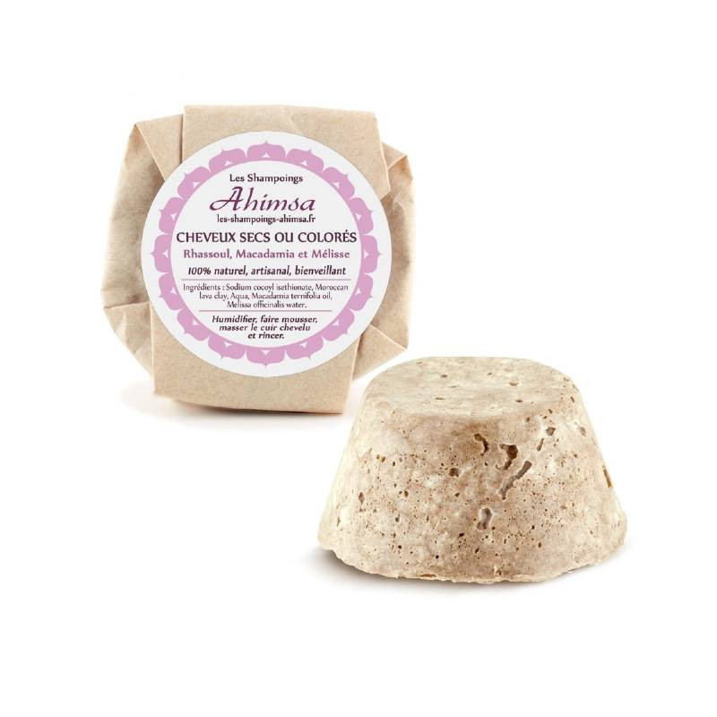 Shampoing Solide pour Cheveux Secs ou Colorés - Ahimsa Shampoing Solide pour Cheveux Secs ou Colorés - Ahimsa