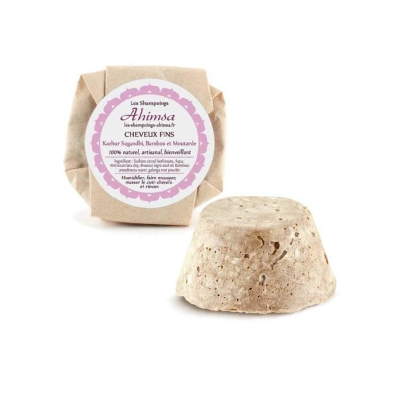 Shampoing Solide pour Cheveux Fins 100% naturel - Ahimsa Shampoing Solide pour Cheveux Fins 100% naturel - Ahimsa