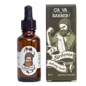 Huile à barbe Bio À La Bûcheron - Ça Va Barber