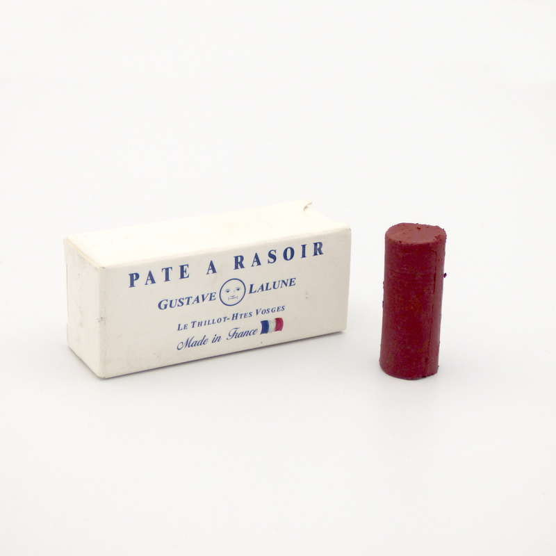 Pâte à Rasoir Rouge a l'Oxyde de Fer en Bâtonnet 100% Français  - Gustave Lalune