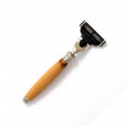 Rasoir Gillette Mach3 en Bois de Cade avec Support - Gentleman Barbier