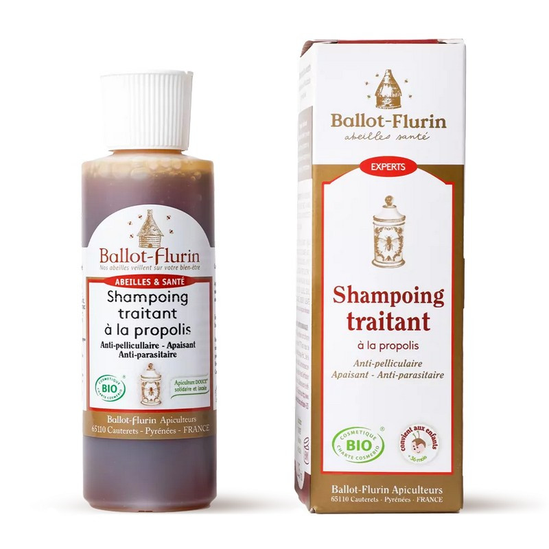 Shampoing Traitant à la Propolis Bio - Ballot-Flurin