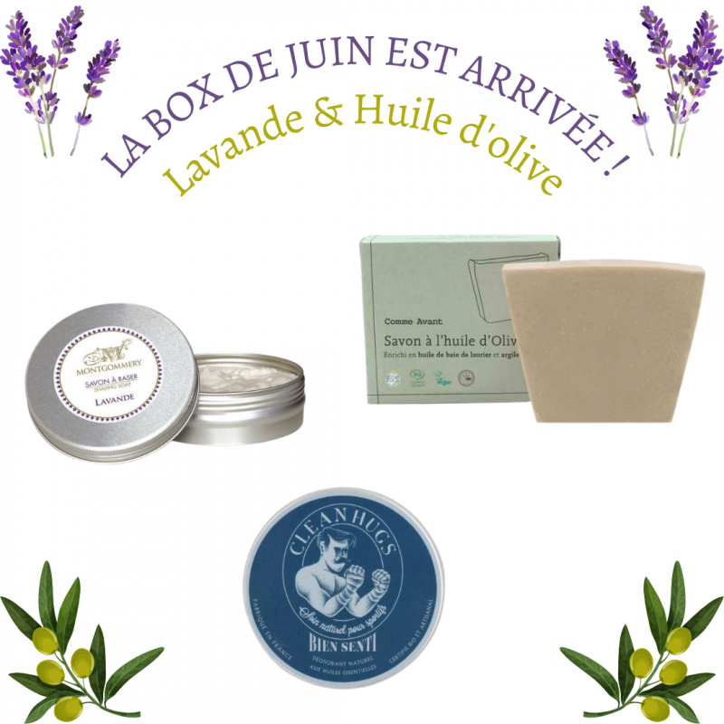 Box Découverte 100% Naturel et Biologique "Lavande & Huile d'Olive"