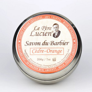 Savon du Barbier "Cèdre Orange" 100% naturel - Le Père Lucien