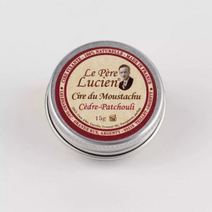 Cire à Moustache "Cèdre Patchouli" 100% Naturelle - Le Père Lucien