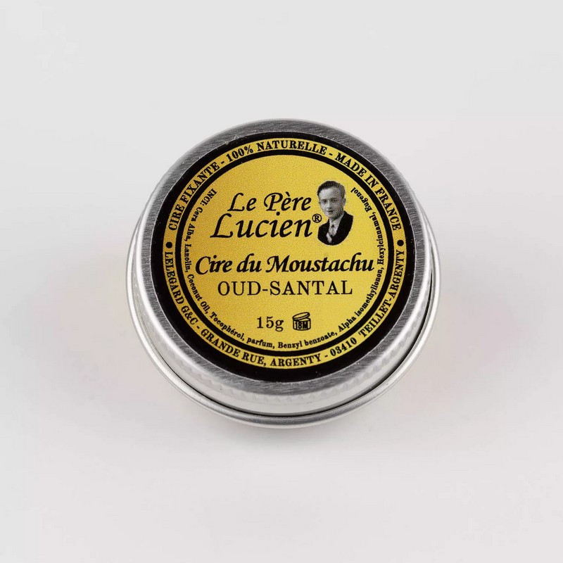 Cire à Moustache "Oud Santal" 100% Naturelle - Le Père Lucien Cire à Moustache "Oud Santal" 100% Naturelle - Le Père Lucien