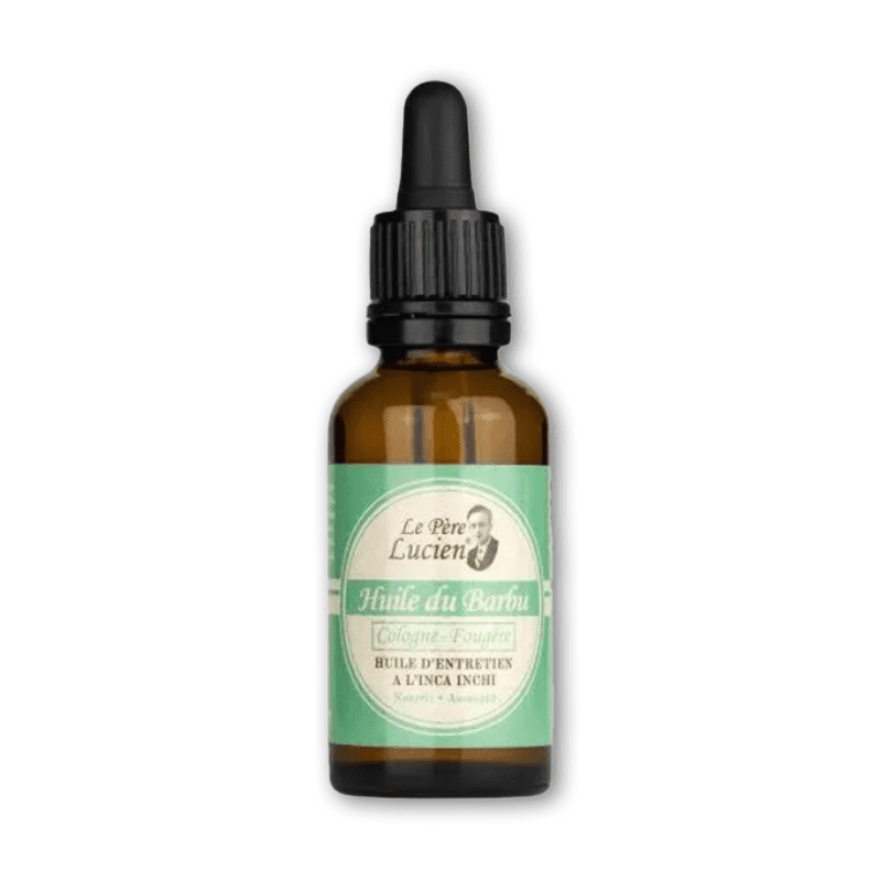 Huile du barbu "Cologne Fougère" 100% fait main - Le Père Lucien Huile du barbu "Cologne Fougère" 100% fait main - Le Père Lucien