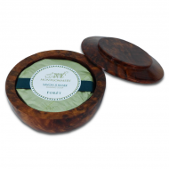 Savon à Raser Forêt Vegan Bol en Thuya - Montgommery