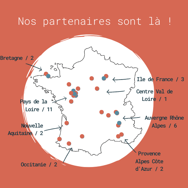 Pourquoi acheter des produits Made in France - Carte de nos partenaires