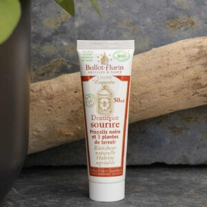 Dentifrice sourire bio à la propolis noire